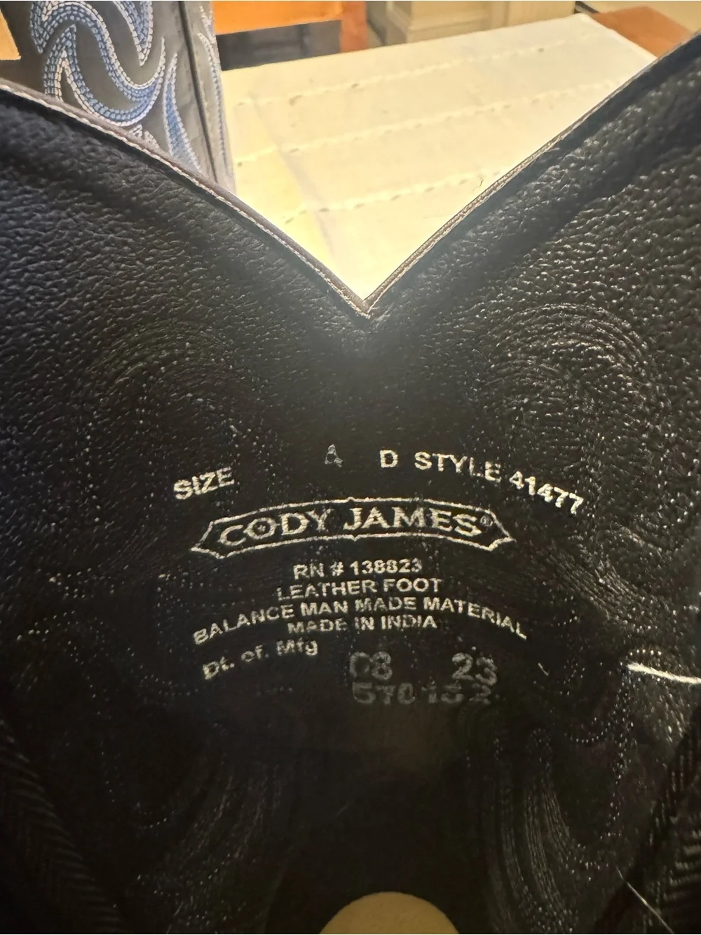 Cody James Kids Leather Western Boots